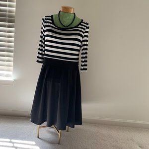 Striped Retro Party Dress